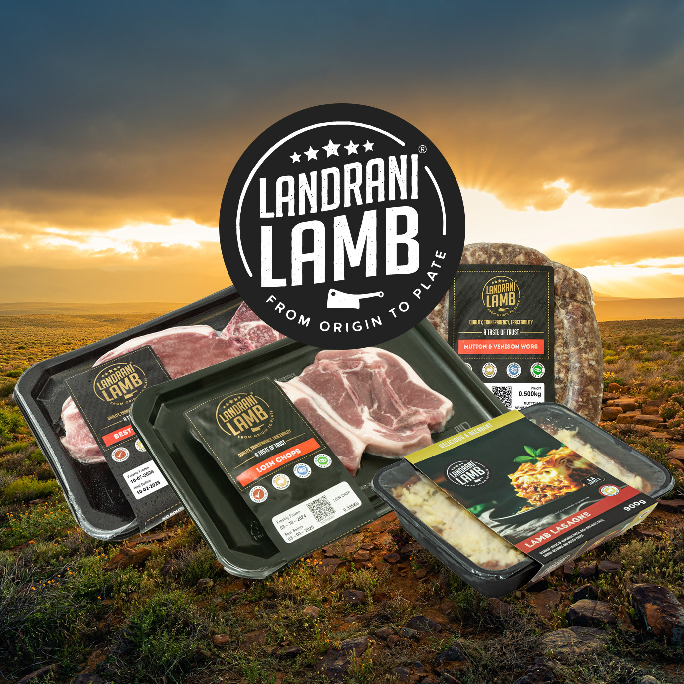 Landrani Lamb From Origin to Plate Landrani Lamb Farm Based Business Banner